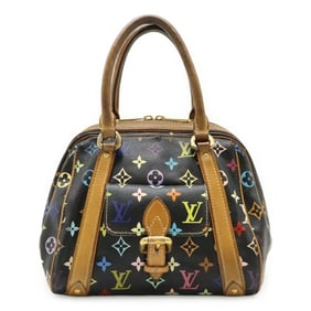 LOUIS VUITTON Monogram Multicolore Priscilla Handbag in Noir and Black, M40097
