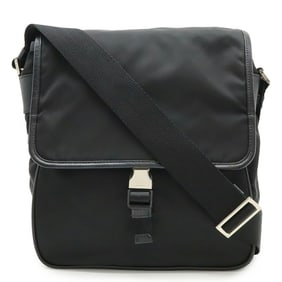 PRADA Prada Shoulder Bag Nylon Leather NERO Black