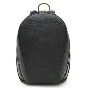 LOUIS VUITTON Epi Mabillon Backpack Shoulder Bag Leather Noir Black M52232