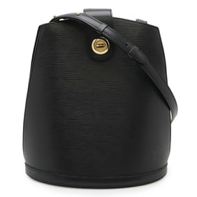 LOUIS VUITTON Epi Cluny Shoulder Bag Leather Noir Black M52252