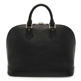 LOUIS VUITTON Epi Alma Handbag Leather Noir Black M52142