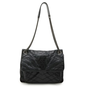 Yves Saint Laurent SAINT LAURENT PARIS YSL NIKI Medium Chain Shoulder Bag in Y-Quilted Leather,