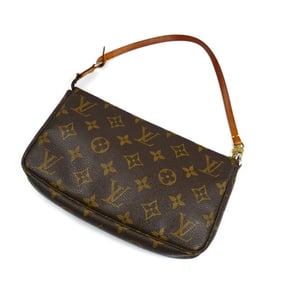 LOUIS VUITTON Pochette Accessoires Monogram Brown M51980 Women's
