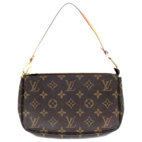 Louis Vuitton Pochette Accessoires Monogram M51980 Canvas Brown Pouch LV 0785 LOUIS VUITTON