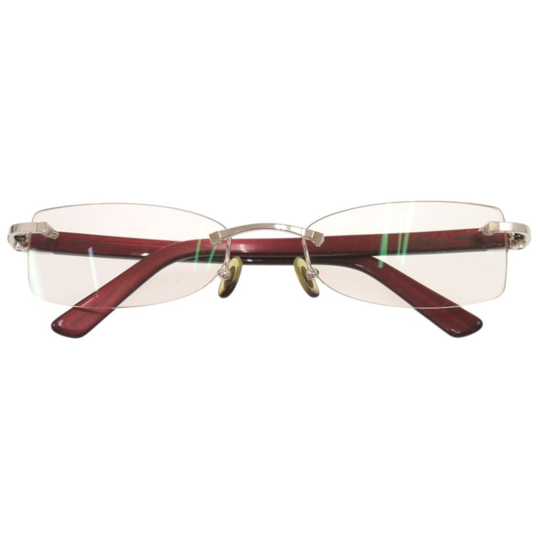 Cartier Rimless C-Decor Prescription Plastic Bordeaux Glasses 0752 CARTIER (1 of 13)