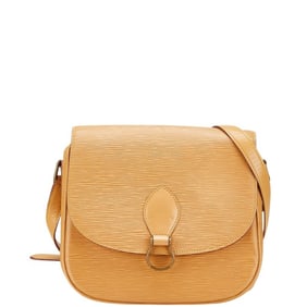 Louis Vuitton Epi Saint-Cloud Shoulder Bag M52196 Winnipeg Beige Yellow Leather Women's LOUIS