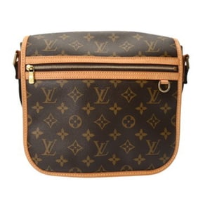 LOUIS VUITTON Monogram Pochette Bosphore PM Brown M40106 Women's Canvas Shoulder Bag
