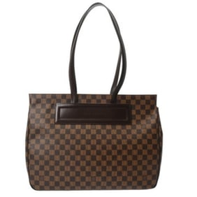 LOUIS VUITTON Damier Parioli GM Brown N51124 Women's Canvas Tote Bag