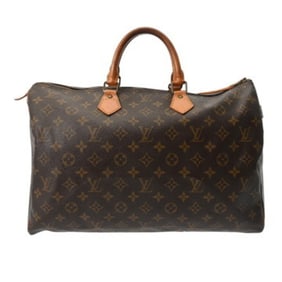 LOUIS VUITTON Monogram Speedy 40 Brown M41522 Women's Canvas Handbag