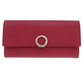 BVLGARI 33744 Clip Large Wallet in Leather with Ruby 1656