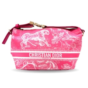 Christian Dior Dior DIORIVIERA Nomade Medium Pouch S5554ONTJ Toile de Jouy Pink DIOR