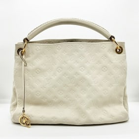 Louis Vuitton Artsy MM Handbag Monogram Empreinte Neige (Ivory) M93449 LOUIS VUITTON