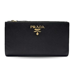 Prada Saffiano Bifold Wallet in Black Leather (1ML009)