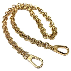Louis Vuitton Bag Charm Shoulder Strap Gold LOUIS VUITTON