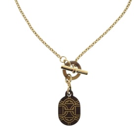 Unused Hermès Chaine d'Ancre Buffalo Horn Necklace 0027 HERMES