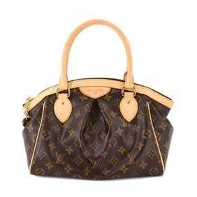 Louis Vuitton Monogram Tivoli PM Handbag, Brown, M40143, Gold Hardware