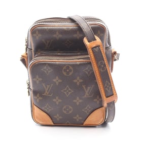 Louis Vuitton Amazon Shoulder Bag, Coated Canvas and Leather, Monogram, Women's, Brown, M45236