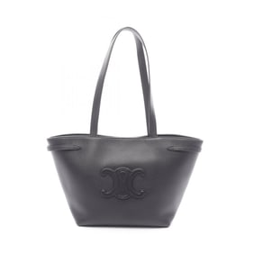 Celine Small Cabas Anais Cuir Triomphe Tote Bag in Black Leather (118233ENY.38NO)