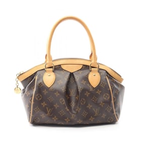 Louis Vuitton Tivoli PM Handbag, Coated Canvas and Leather, Monogram, Women's, Brown, M40143