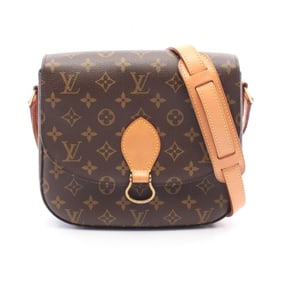 Louis Vuitton Saint-Cloud GM Monogram Shoulder Bag, Coated Canvas and Leather, Brown, Women's,