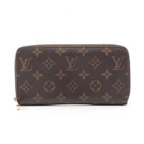 Louis Vuitton Zippy Wallet Monogram Round Long for Men and Women, Brown, M60017