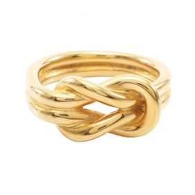 Hermes Hermès Atame Scarf Ring, GP, Women's, Gold