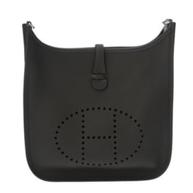 HERMES Evelyn 3 PM Graphite W Stamp (circa 2024) Unisex Taurillon Clemence Shoulder Bag Like New