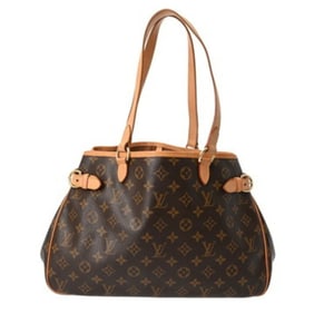 LOUIS VUITTON Monogram Batignolles Horizontal Brown M51154 Women's Canvas Tote Bag