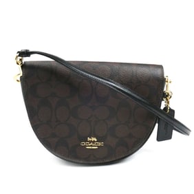 COACH Signature Ellen Crossbody Shoulder Bag, Brown and Black, C1430 IMAA8, Women's