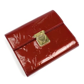 LOUIS VUITTON Portefeuille Koala Tri-fold Wallet Vernis Pomme d'Amour M91979 Women's