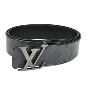 LOUIS VUITTON LV Initial 40mm Reversible Belt Monogram Eclipse Gray M0285S Men's