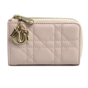 Christian Dior Dior Lady Cannage YUZU Key Case, Pink, S6043ONMJ_M413, Women's