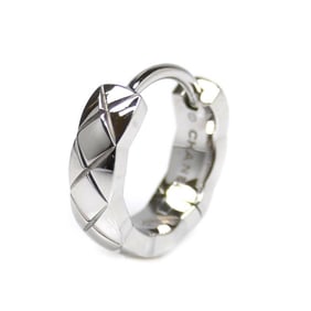 CHANEL 18K White Gold Coco Crush Single Earring J12687 1.7g Women's