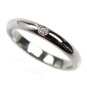 CARTIER Pt950 Platinum 1895 Wedding Ring with 1 Diamond, Size 6, 46mm, 2.5g, Women's, B4057746