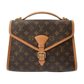 LOUIS VUITTON Monogram Bel Air 2-Way Brown M51122 Unisex Canvas Handbag