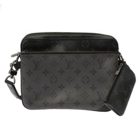 LOUIS VUITTON Monogram Eclipse Trio Messenger Bag in Black (M69443) - Men's Canvas Shoulder