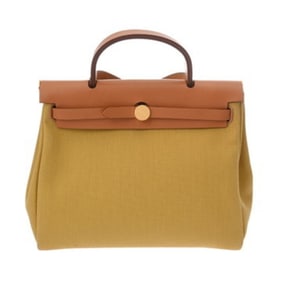 HERMES Airbag Zip PM 2-Way Gold/Ginger Z Stamp (circa 2021) Women's Toile Militaire/Vache Hunter
