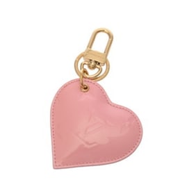 LOUIS VUITTON Porte-Clés Love Lock Heart Valentine's Day Limited Edition Pink M01164 Women's Vernis