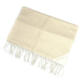PRADA Prada Jacquard Evening Scarf, Gold and White, 1FS091_DGI_F0X0A, IC Chip, Silk, Cashmere,