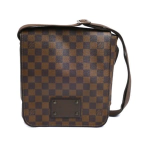 LOUIS VUITTON Brooklyn PM Shoulder Bag, Damier Brown, N51210, Unisex