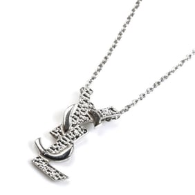 Yves Saint Laurent Pt900 Platinum Pt850 Necklace 4.9g 40cm Women's