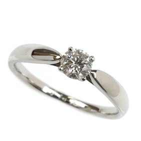 TIFFANY & Co. Tiffany Pt950 Platinum Harmony Diamond Ring, 0.31ct Diamond, Size 12, 3.2g, Women's