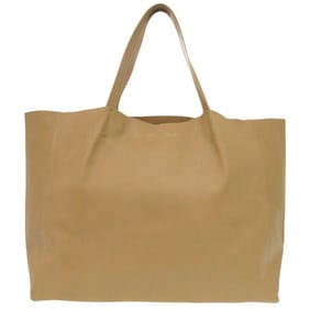 Celine Horizontal Cabas Leather Beige Tote Bag 0475 CELINE