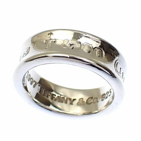Tiffany 1837 Women's Silver 925 Ring, Size 13, 7.9g, Medium