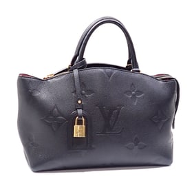 Louis Vuitton Monogram Empreinte Petit Palais PM Handbag, Women's, M58916, Noir, Giant