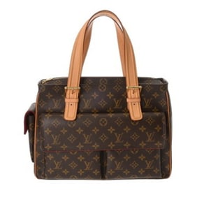 LOUIS VUITTON Monogram Multiplicite Brown M51162 Women's Canvas Handbag