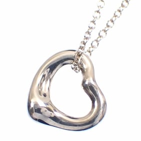 Tiffany & Co. Women's Heart Necklace, SV925, 2.1g, Silver, Elsa Peretti, 60020368