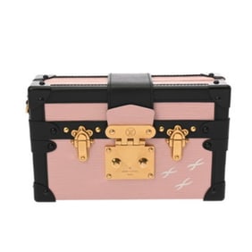 LOUIS VUITTON Epi Petite Malle Rose M50014 Women's Leather Shoulder Bag
