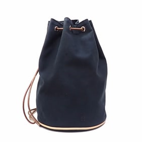 Hermes Hermès Polochon Mimir PM Shoulder Bag for Women, Black Canvas and Leather