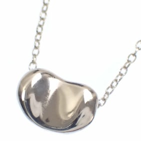 Tiffany Bean Necklace for Women, SV925, 2.5g, Silver, Bean, Elsa Peretti